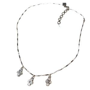 Signed Liz Palacios Delicate Rhinestone Necklace